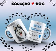 Caneca Dog Husky Siberiano Presente Porcelana 325Ml 2