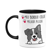 Caneca Dog - Meu Border Collie, melhor pessoa! B-black