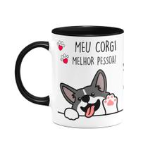 Caneca Dog - Meu Corgi, melhor pessoa! B-black - M2 Caneca Dog - Meu Corgi, melhor pessoa! B-black - M2