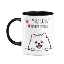 Caneca Dog - Meu Lulu Spitz, melhor pessoa! B-black - M2 Caneca Dog - Meu Lulu Spitz, melhor pessoa! B-black - M2