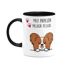 Caneca Dog - Meu Papillon, melhor pessoa! B-black Caneca Dog - Meu Papillon, melhor pessoa! B-black