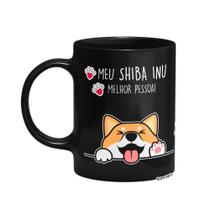 Caneca Dog - Meu Shiba inu, melhor pessoa! - Preta