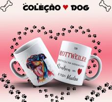 Caneca Dog Rottweiler Presente Porcelana 325Ml 2