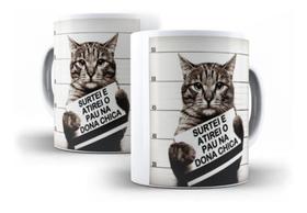 Caneca Dona Chica - Xicara Gato - Surtei