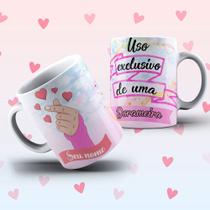 Caneca Dorama Coreano Dorameira Uso Exclusivo De Uma Dorameira Personalizada Com Nome - OFERTA