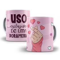 Caneca Dorama Dorameira Porcelana Personalizada Modelo 1 Caneca Dorama Dorameira Porcelana Personalizada Modelo 1