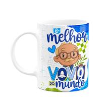 Caneca dos Avós Cartoon - O melhor vovô do mundo - M5 Caneca dos Avós Cartoon - O melhor vovô do mundo - M5