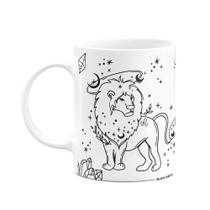 Caneca dos Signos - Signo de Leão - 325ml branca Caneca dos Signos - Signo de Leão - 325ml branca
