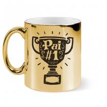 Caneca Dourada Pai Número 1