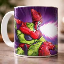 Caneca Dragon Ball Goku, Vegeta, Jiren, Hit, Gohan E Bardock Branco Cell Max Vs Gohan Beast Caneca Dragon Ball Goku, Vegeta, Jiren, Hit, Gohan E Bardock Branco Cell Max Vs Gohan Beast