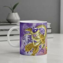 Caneca Dragon Ball Goku, Vegeta, Jiren, Hit, Gohan E Bardock Branco Freeza Dourado Caneca Dragon Ball Goku, Vegeta, Jiren, Hit, Gohan E Bardock Branco Freeza Dourado
