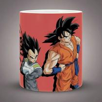 Caneca Dragon Ball Goku, Vegeta, Jiren, Hit, Gohan E Bardock Branco Freeza Dourado Vs Caneca Dragon Ball Goku, Vegeta, Jiren, Hit, Gohan E Bardock Branco Freeza Dourado Vs