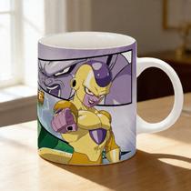 Caneca Dragon Ball Goku, Vegeta, Jiren, Hit, Gohan E Bardock Branco Freeza Vs Broly Caneca Dragon Ball Goku, Vegeta, Jiren, Hit, Gohan E Bardock Branco Freeza Vs Broly