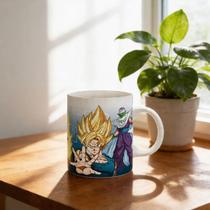 Caneca Dragon Ball Goku, Vegeta, Jiren, Hit, Gohan E Bardock Branco Guerreiros Z Caneca Dragon Ball Goku, Vegeta, Jiren, Hit, Gohan E Bardock Branco Guerreiros Z