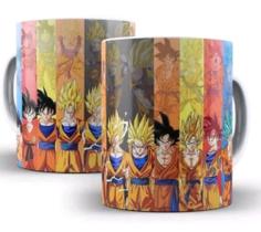 Caneca Dragon Ball Z Super Fases Sayajin