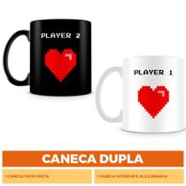 Caneca Dupla para Casais - Coleção Namorados