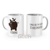 Caneca Economia Economista Presente - Decora Geek