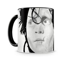 Caneca Edward Mão de Tesouras Preta Caneca Edward Mão de Tesouras Preta