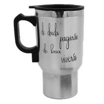 Caneca Elétrica 450ml em Aço Inox Golden Rio