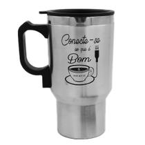 Caneca Elétrica 450ml em Aço Inox Golden Rio