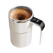 Caneca Elétrica De Mistura De Café Com Carregamento USB 380ML, Copo Magnético Automático À Prova Caneca Elétrica De Mistura De Café Com Carregamento USB 380ML, Copo Magnético Automático À Prova