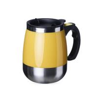 Caneca Elétrica Magnética Automática Mistura Shake Café Chá - Amarelo