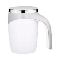 Caneca Elétrica Portátil Recarregável De Aço Inoxidável Com Misturador Automático Para Café E Caneca Elétrica Portátil Recarregável De Aço Inoxidável Com Misturador Automático Para Café E