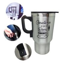 Caneca Elétrica Térmica Inox Copo Cabo Usb Carro Trabalho