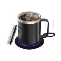 Caneca Elétrica USB De 12oz Com Aquecimento Automático, Caneca De Viagem Inteligente De Dupla Camada - NONE