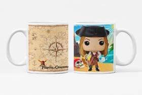 Caneca Elizabeth Swann Piratas Do Caribe