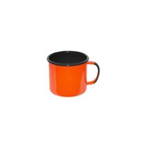 'Caneca Em Aço Esmaltado Mãe Ágata Ewel 70Ml - Laranja