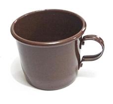 Caneca em alumínio 250ml Marrom