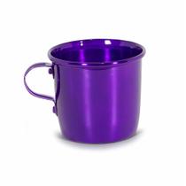 Caneca em alumínio 250ml Roxo metálico