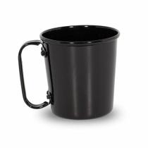 Caneca em alumínio 350ml Preto