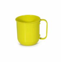 Caneca em alumínio 500ml Amarelo