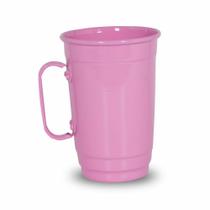 Caneca em alumínio 650ml Rosa