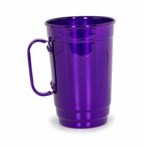 Caneca em alumínio 650ml Roxo Metálico
