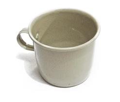 Caneca em alumínio capacidade 250ml - Bege