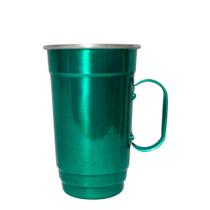 Caneca Em Alumínio De Chopp E Cerveja Beer Verde Green