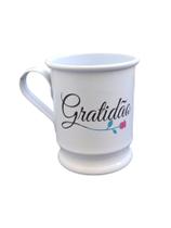 Caneca em alumínio personalizada GRATIDÃO Caneca em alumínio personalizada GRATIDÃO