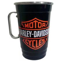 Caneca em Alumínio Térmica de Chopp Black - HD MotorCycles