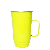 Caneca Em Alumínio Térmica De Chopp E Cerveja Beer - Amarela Caneca Em Alumínio Térmica De Chopp E Cerveja Beer - Amarela