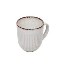 Caneca Em Cerâmica Linear 380ml Lyor Cinza