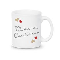 Caneca em Cerâmica Mãe de Cachorro Coração 300ml - Regina