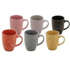 Caneca em Cerâmica Modelo Flocos 295 ml Colors - Lyor