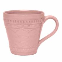 Caneca em Cerâmica Serena Bale 360ml Rosa