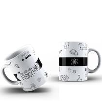Caneca em Porcelana 325ml, Curso Física.