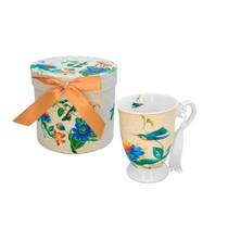Caneca em Porcelana Beija-Flor com Caixa Laço 300ml Caneca em Porcelana Beija-Flor com Caixa Laço 300ml