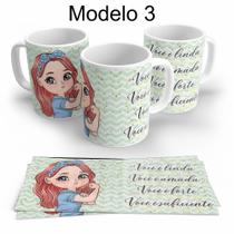 Caneca Em Porcelana Dia Da Mulher-325ML