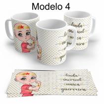 Caneca Em Porcelana Dia Da Mulher-325ML